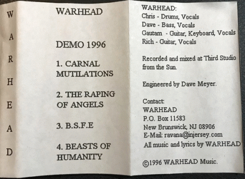 Warhead (USA-5) : Demo 1996